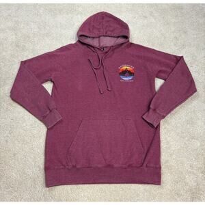 Just4Wear Snowmass Colorado Skiing Graphic Hoodie Kangaroo Pocket Size M